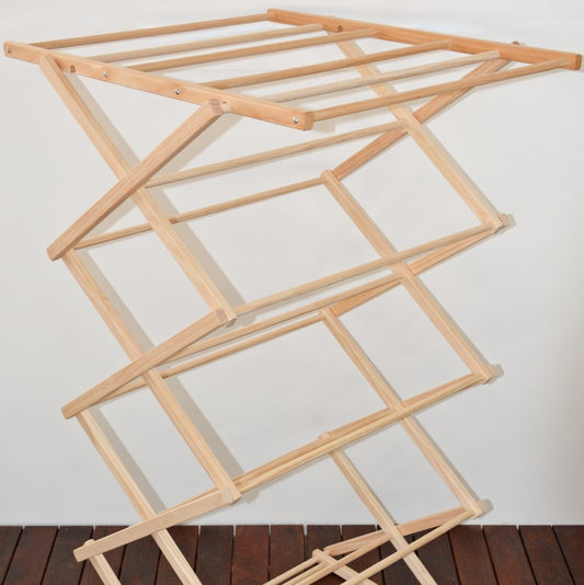 The Tower with built in Top rack  Wooden Clothes Drying Rack – The Foxes  Den