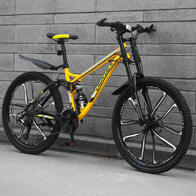 yellow 24 inch bike