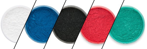 A selection of various epoxy pigments