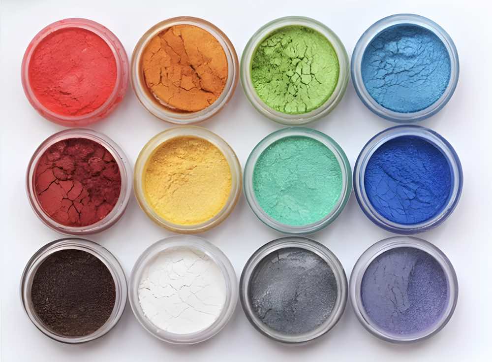 Variety of Mica Powder Pigments