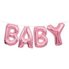 Pink Baby Shower Balloon Kit