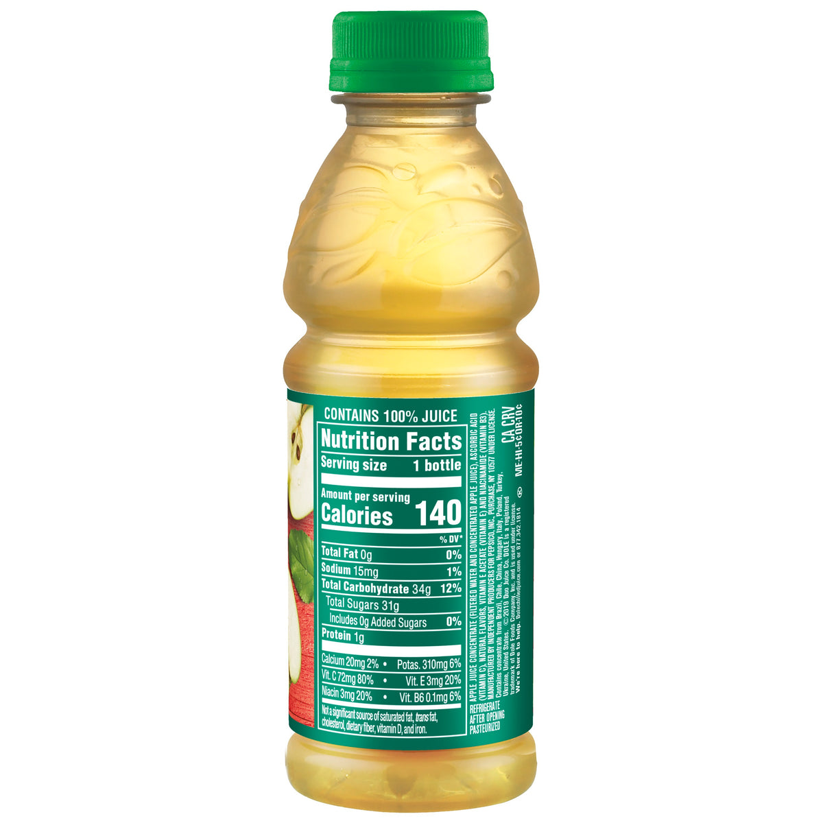 tropicana apple juice 10 oz