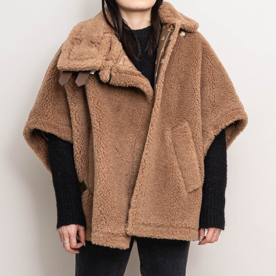 MAX MARA AGI テディ CAPE ケープ ポンチョ - ポンチョ