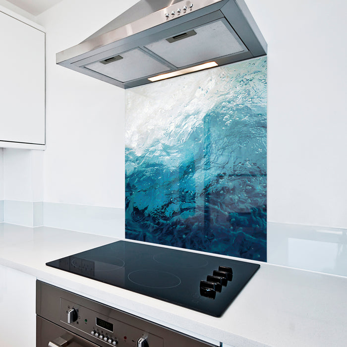 6mm Toughened Printed Kitchen Glass Splashback - Underwater | Express ...