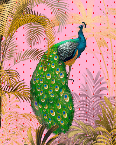 Elissa Hayes Art Gorgeous Peacock Print