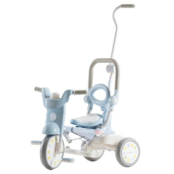 Iimo Tricycle 02 イーモトライシクルナンバー02 折りたたみ式三輪車 マカロンブルー ラッピング不可商品 送料無料 沖縄 オレンジベビー