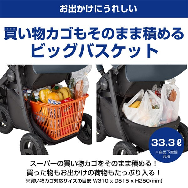 グレコ 3輪ベビーカー シティトレック GB リーフグリーン GN GRACO 専用レインカバー付属【P/N】【送料無料　沖縄・一部地域を除く】