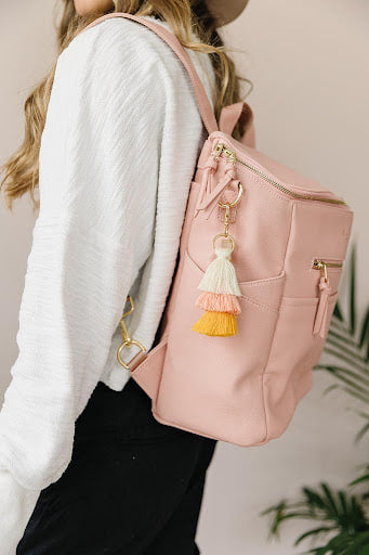 tassel bag charm that doubles as a keychain