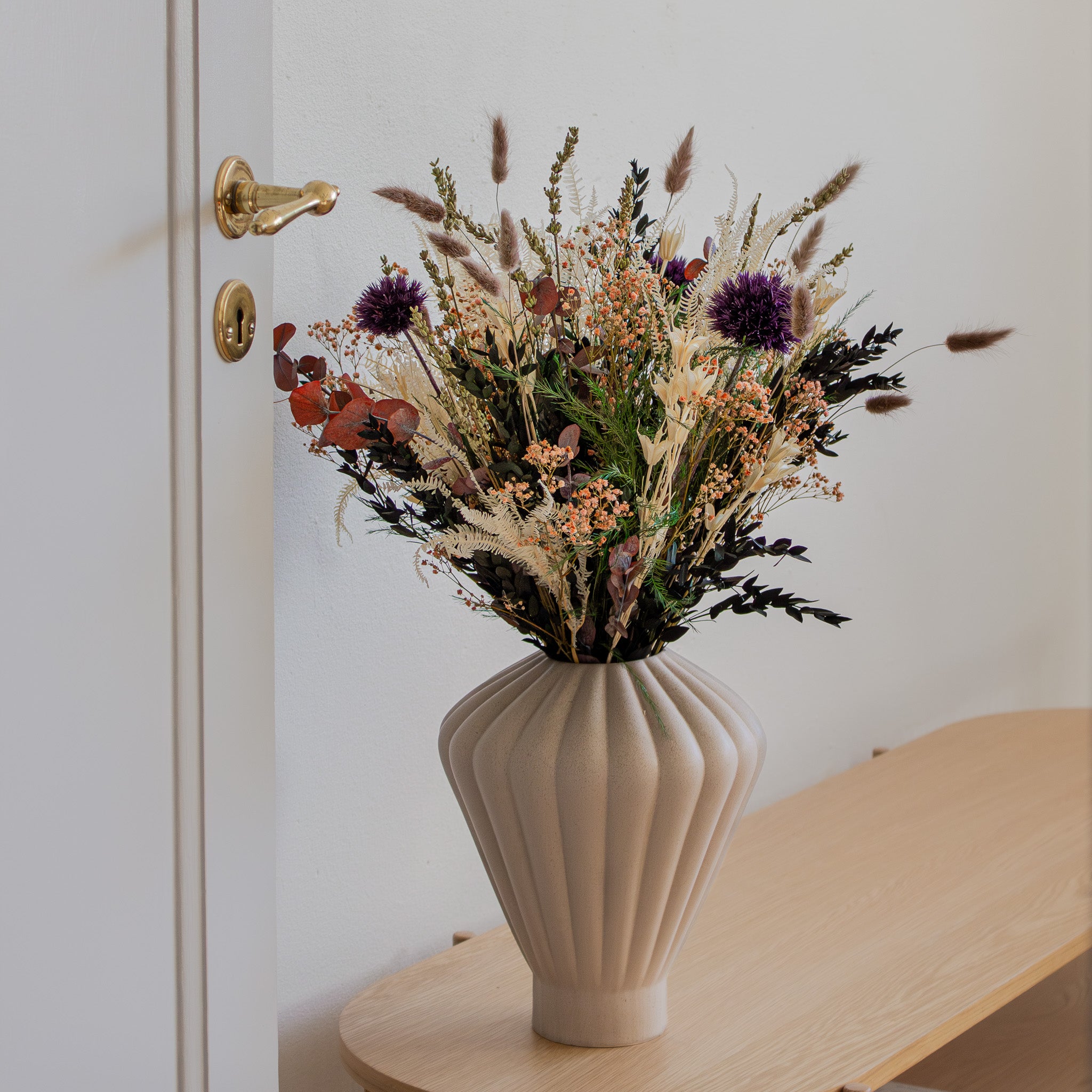 Billede af Living Flowers | Evelyn Keramik Vase - Sand