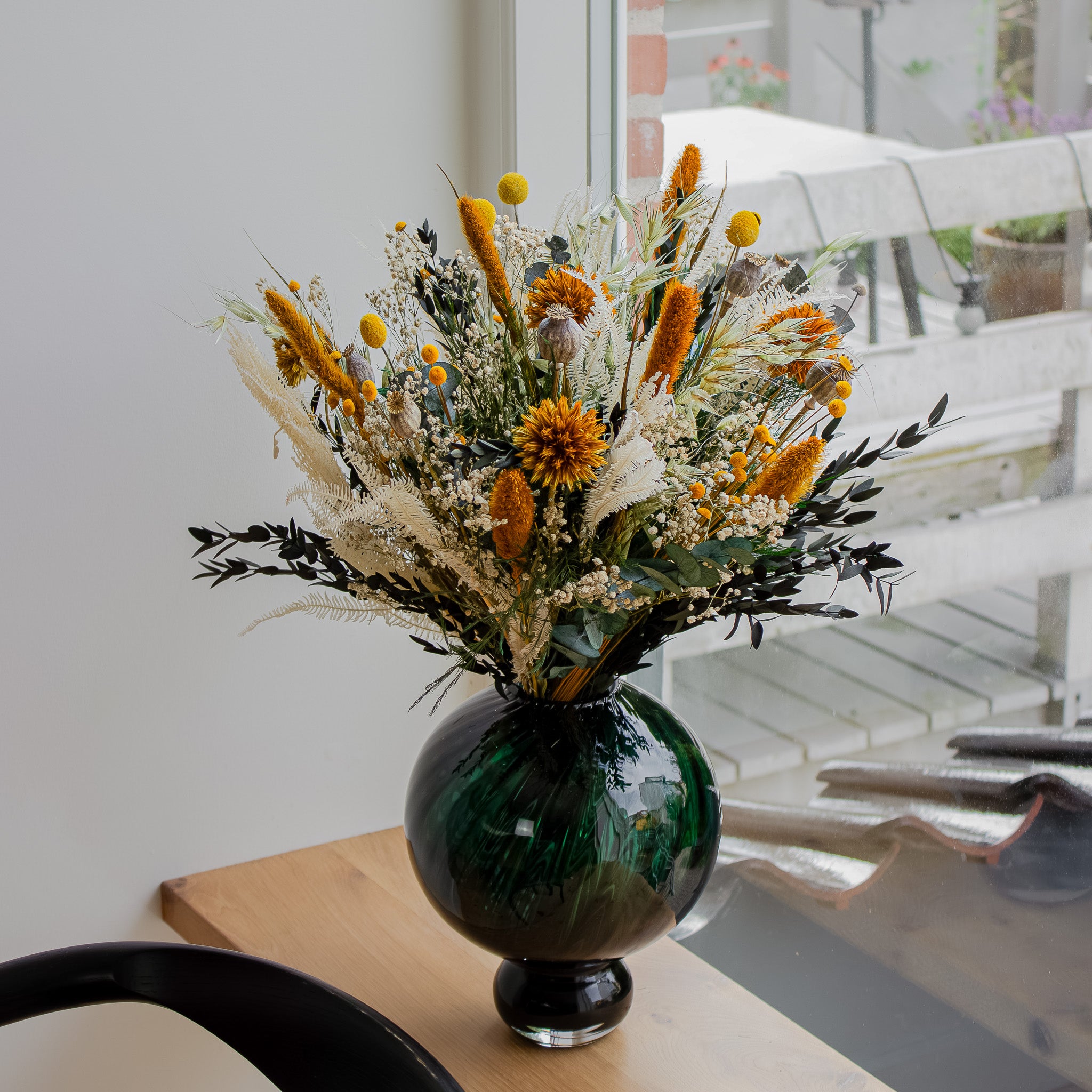 Billede af Living Flowers | Meadow Swirl Vase Medium - Grøn