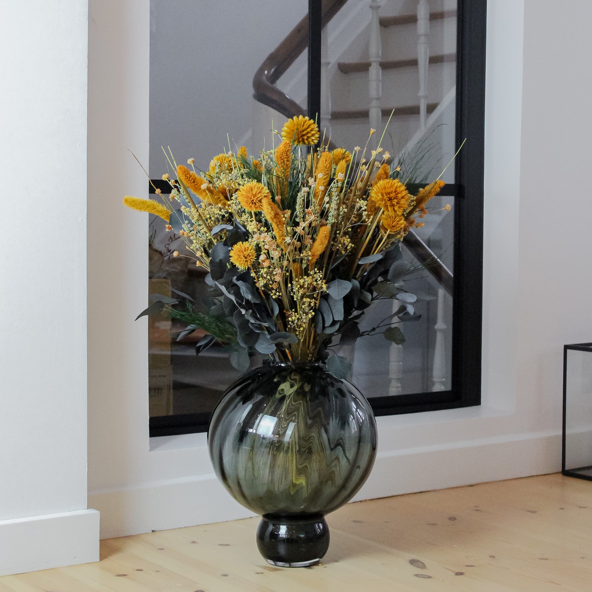 Billede af Living Flowers | Meadow Swirl Vase Large - Grå