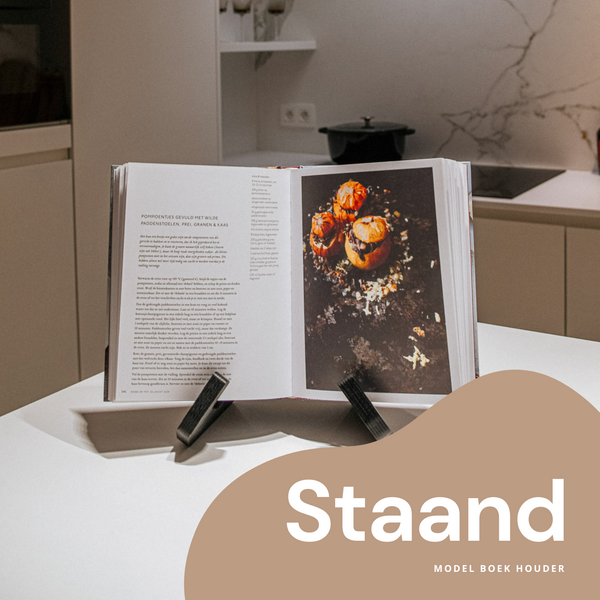 Boek Houder Staand Model - COOKX kitchenware boek houder