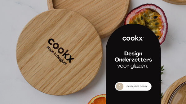 Design onderzetters voor Glazen - COOKX Eikenhout