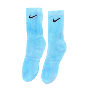 Baby Blue Swoosh Socks – madeinrosehill