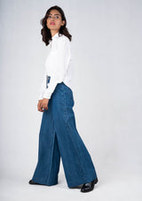 Wide Leg Bootcut Jean - Denim Jean for Women - Online Shopping – Nine ...