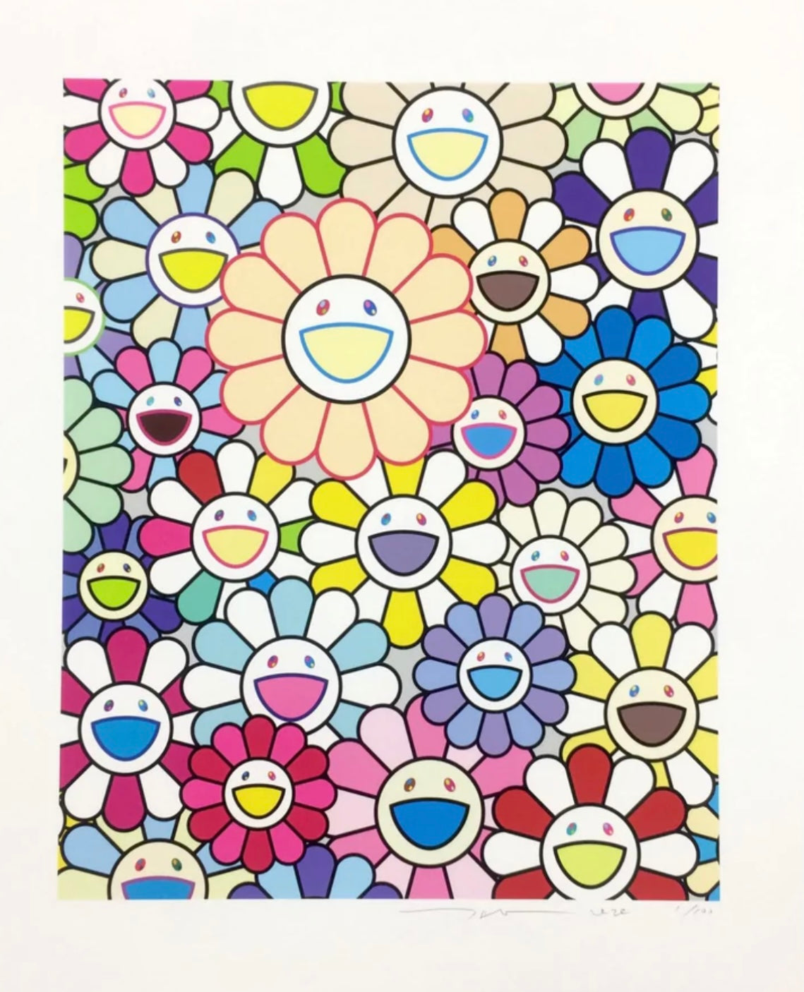 Homage to Takashi Murakami Flowers 3_P-