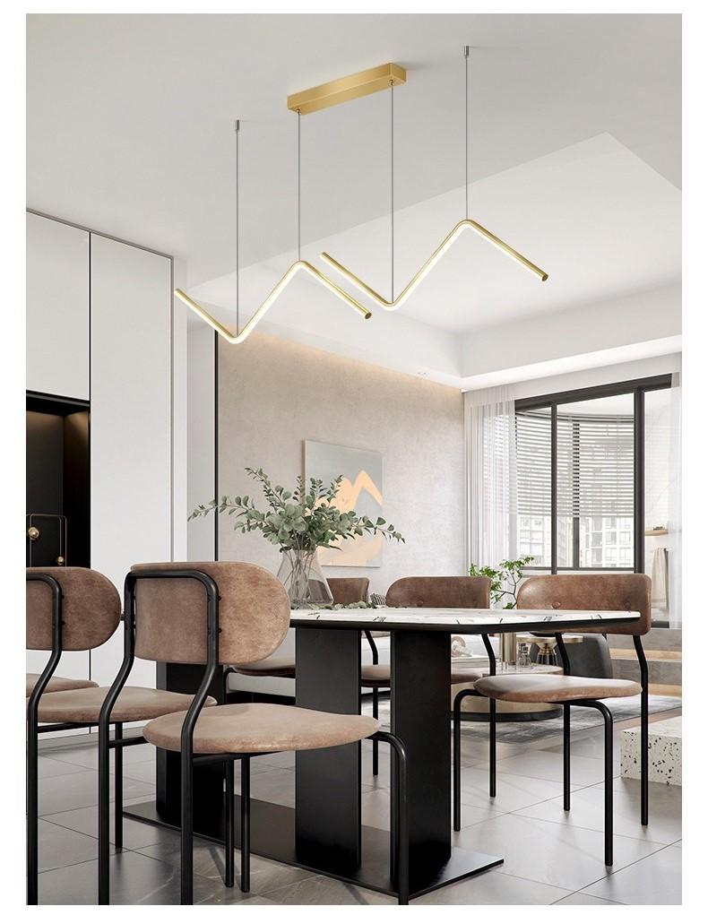 Larry Belmont Beweging zij is Nola - Modern Nordic Curved Hanging Lamp – Artifact - Modern lighting and  decor.