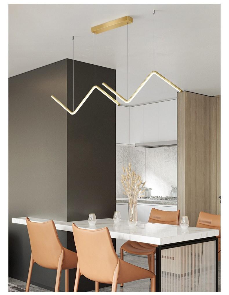 Larry Belmont Beweging zij is Nola - Modern Nordic Curved Hanging Lamp – Artifact - Modern lighting and  decor.