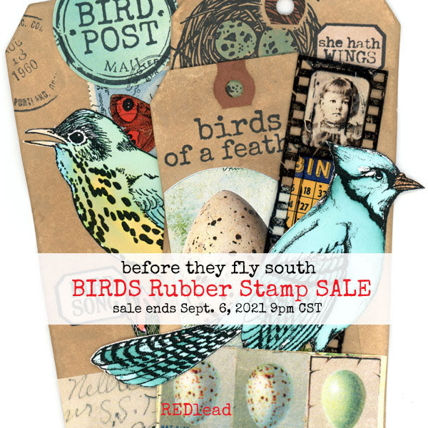 Birds Rubber Stamps