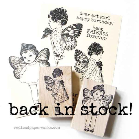 dear art girl rubber stamps