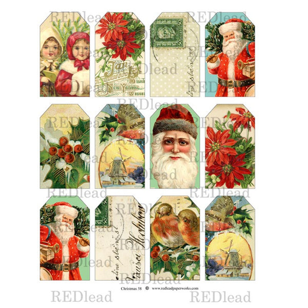 Christmas Collage Sheets