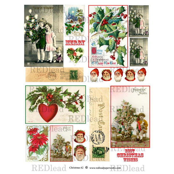 Christmas Collage Sheets