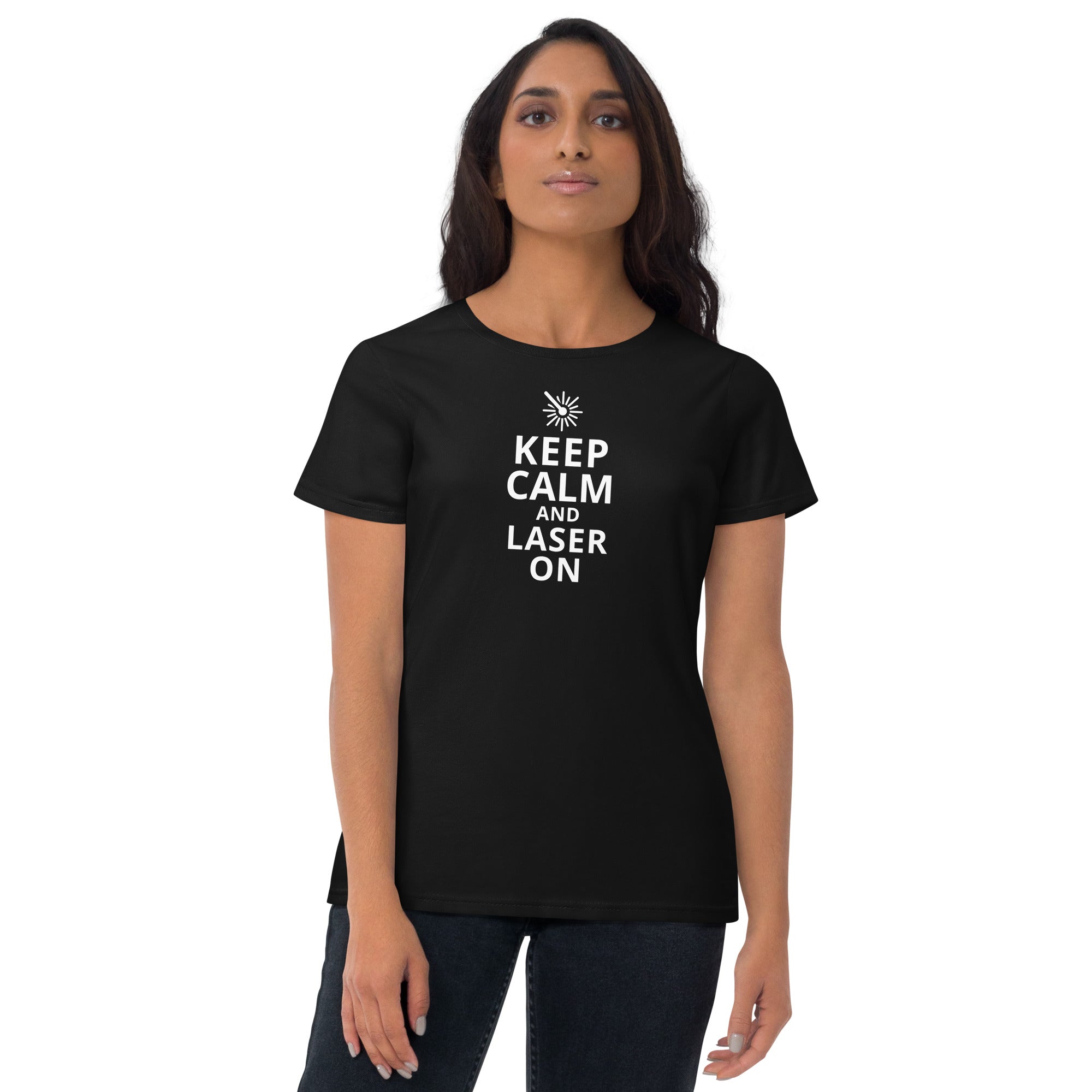 Keep Calm and Laser On - Women's short sleeve t-shirt - BIOLASE Merchandise product image