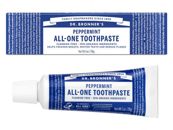 dr bronner's travel toothpaste