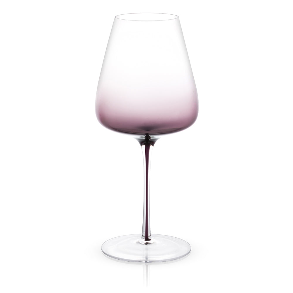 JoyJolt Black Swan 8-fl oz Glass Clear/Black Wineglass Set of: 4 in the  Drinkware department at