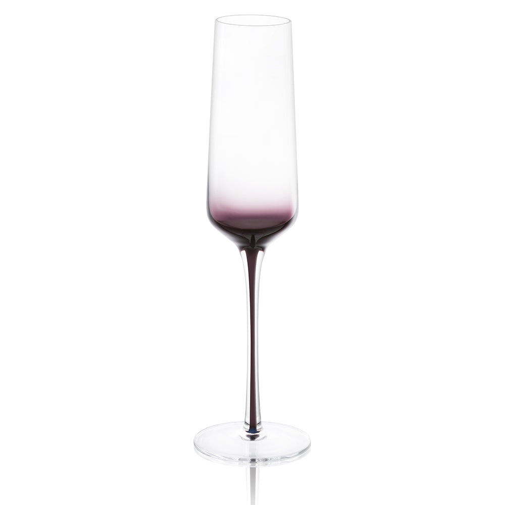 JoyJolt Black Swan 2-pc. Crystal White Wine Glasses