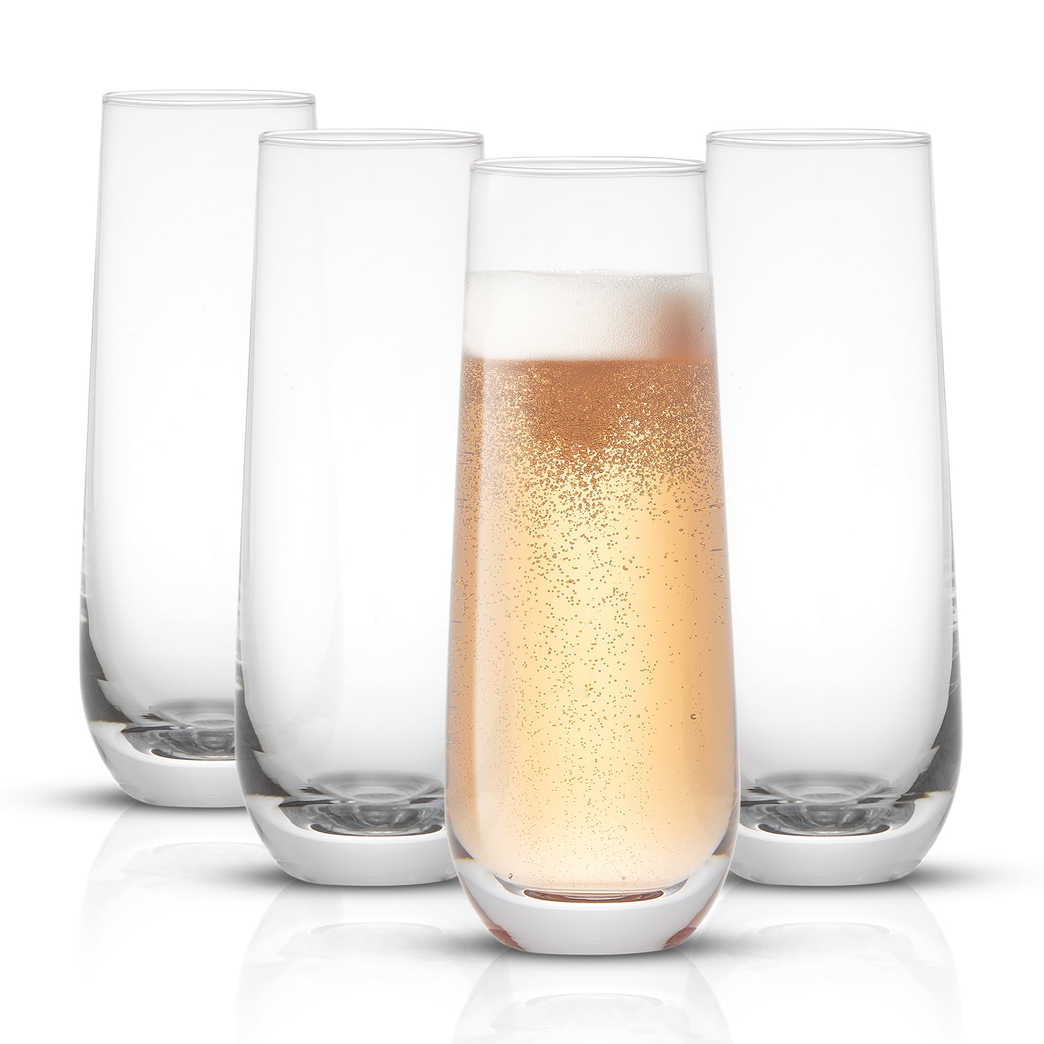 JoyJolt Callen Beer Glasses Set of 4 (FOUR). Pint Glass Capacity, Craf –  SHANULKA Home Decor