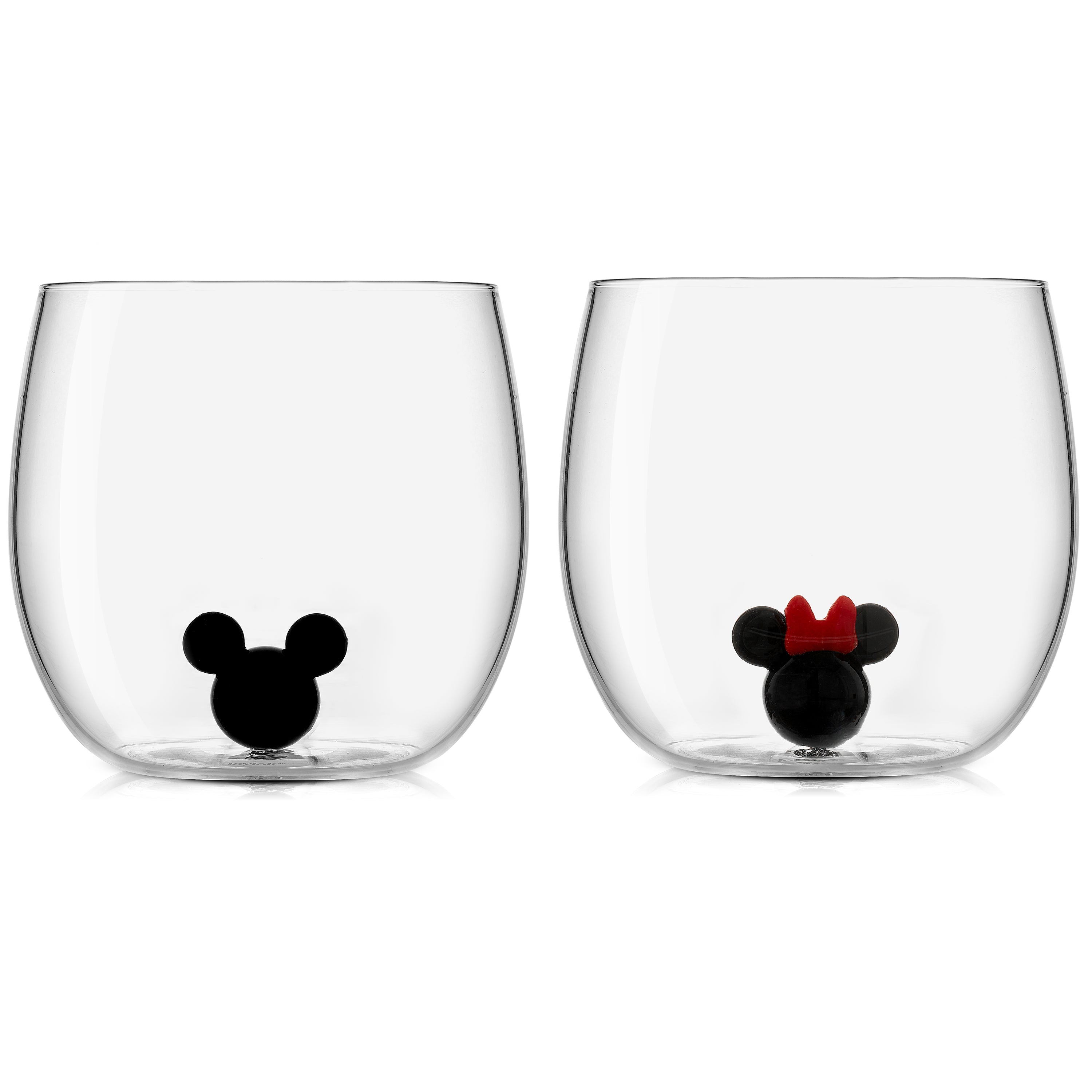 JoyJolt Mickey Pants and Minnie Skirt 3D 2oz Espresso Cups. Double Walled  Espresso Glasses (2pc) Sma…See more JoyJolt Mickey Pants and Minnie Skirt  3D