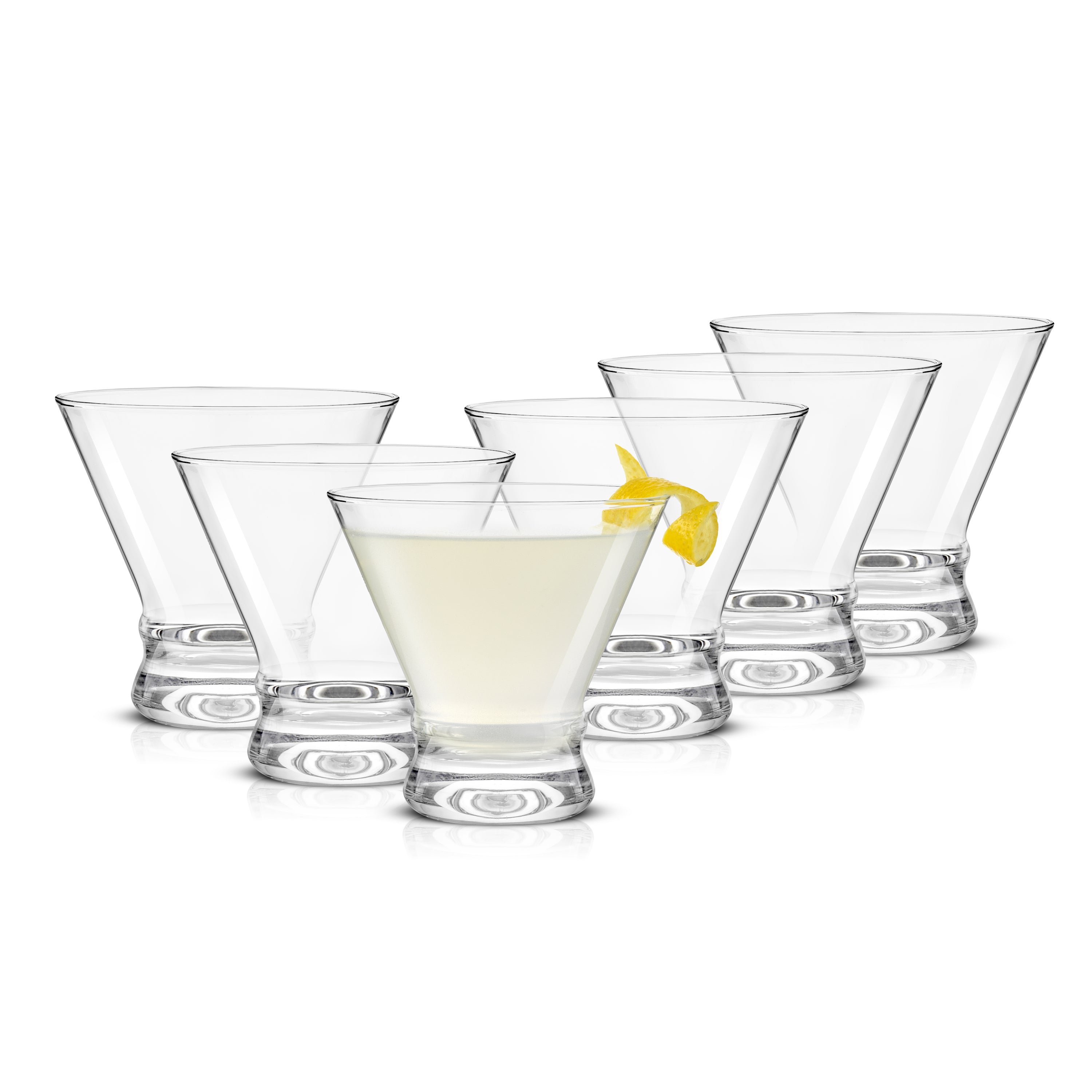 PARNOO Cocktail Glasses 8 Ounce - Set of 8 Seamless Cosmopolitan, Martini  Glasses with Heavy Base – …See more PARNOO Cocktail Glasses 8 Ounce - Set  of