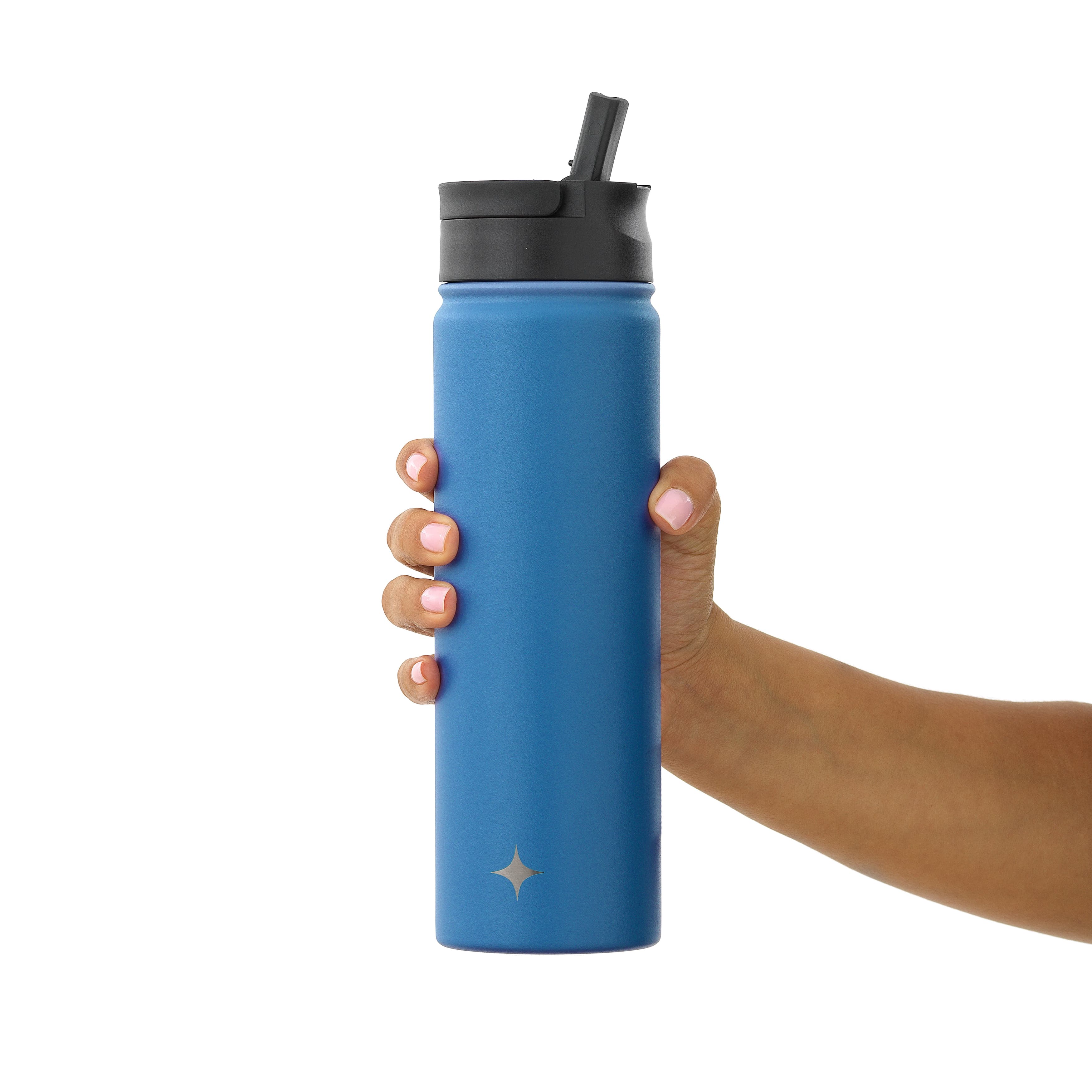 JoyJolt Vacuum Insulated Water Bottle with Flip Lid & Sport Straw Lid-image-71