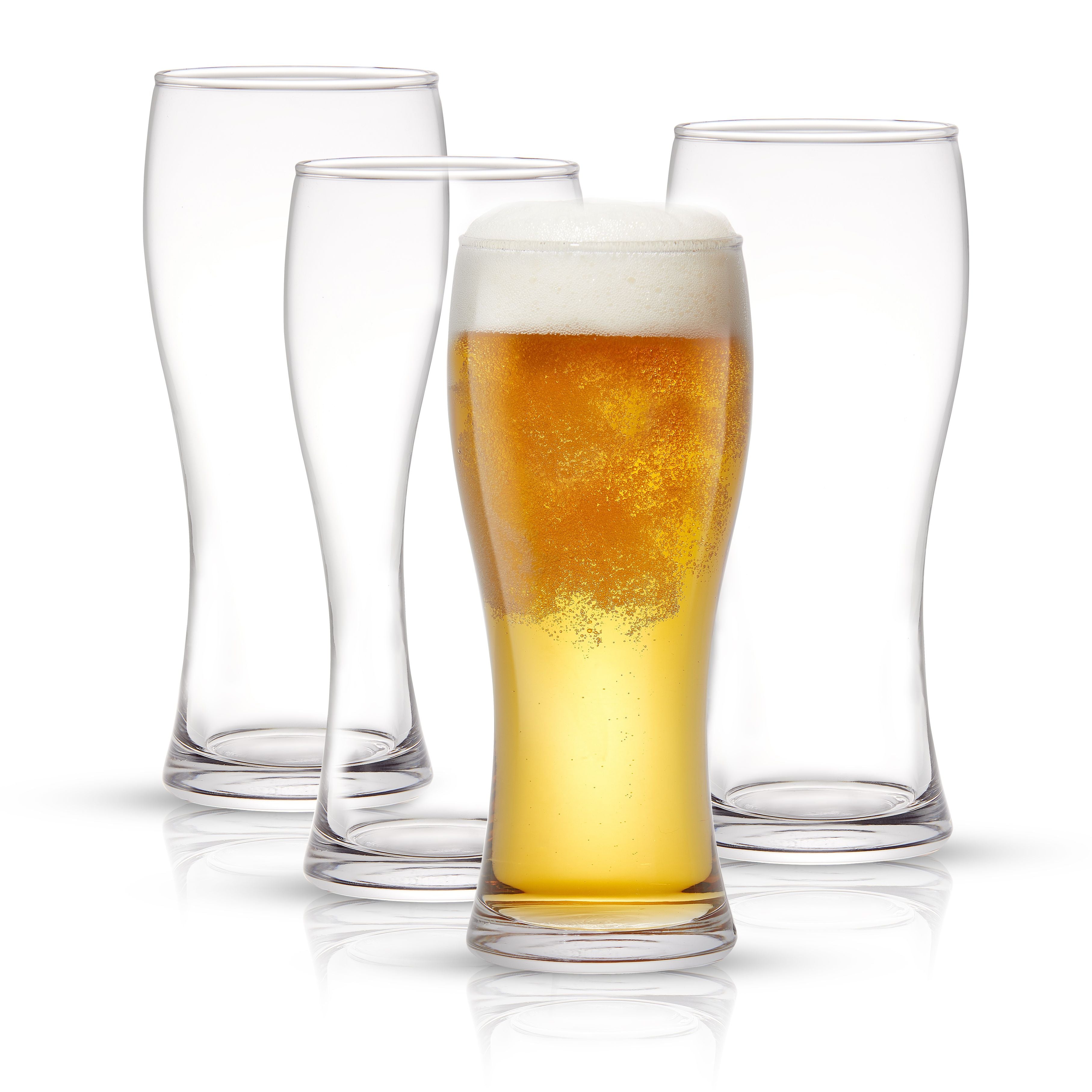 Brass Tone Pint Size Beer Glasses, Set of 4 – MyGift
