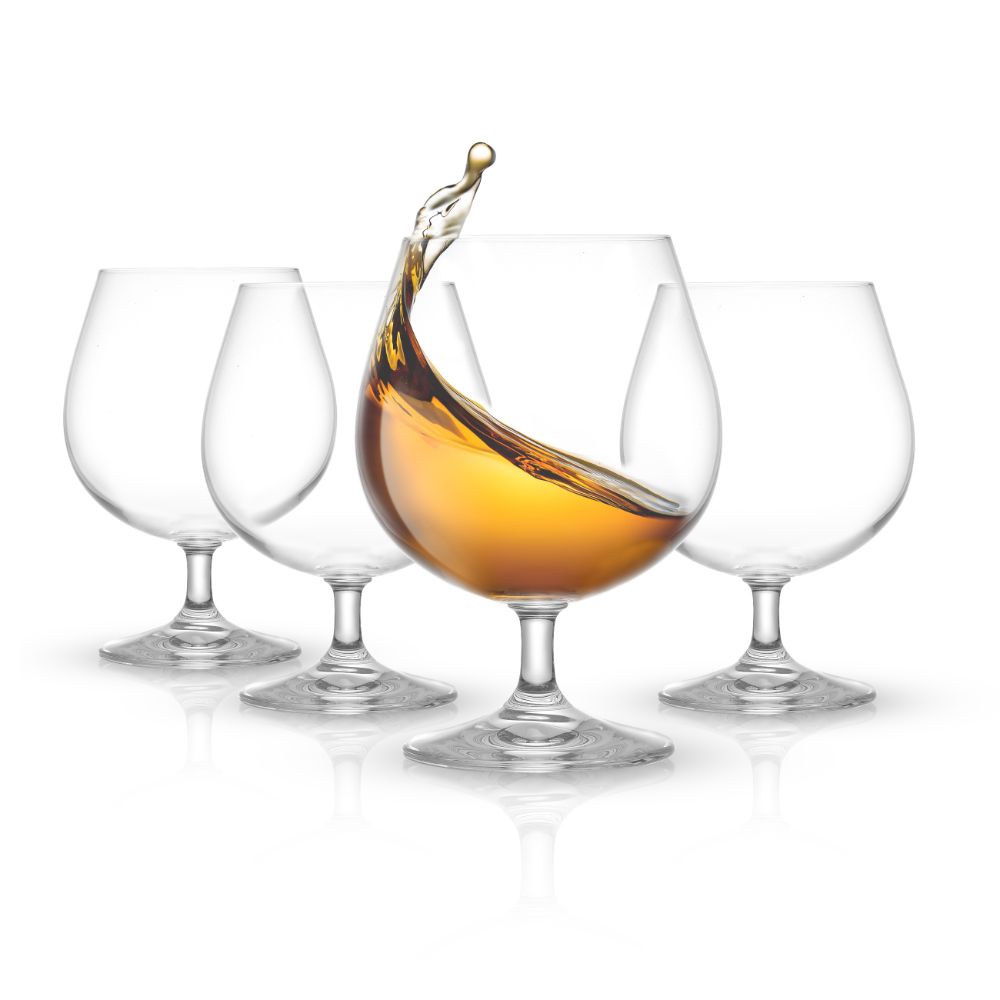 Copas de vino JoyJolt Spirits, sin tallo, de 15oz; conjunto de 4, ideal  para vino blanco o vino tint…Ver más Copas de vino JoyJolt Spirits, sin  tallo