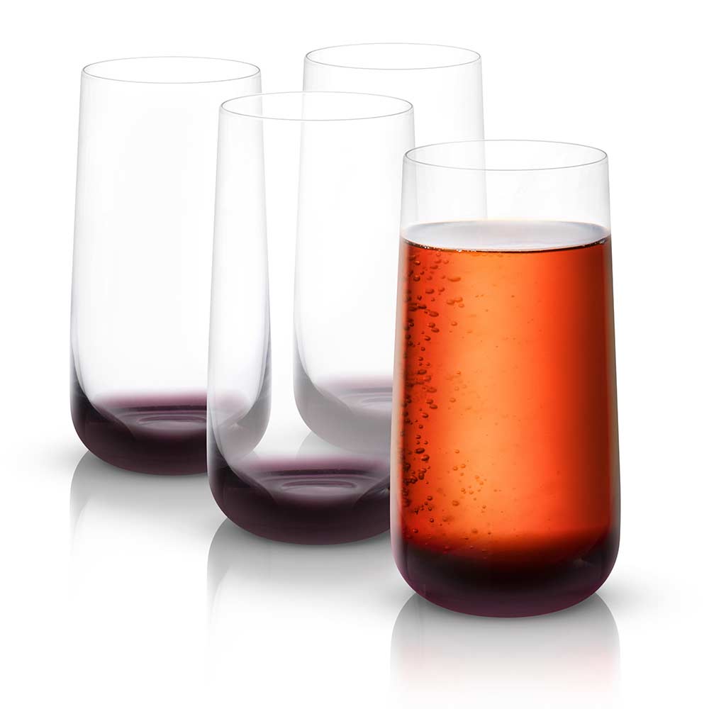 JoyJolt Infiniti Highball Glasses Set of 4 – 18Oz Cocktail Glasses –  Glassware Drinking Set – Premiu…See more JoyJolt Infiniti Highball Glasses  Set of