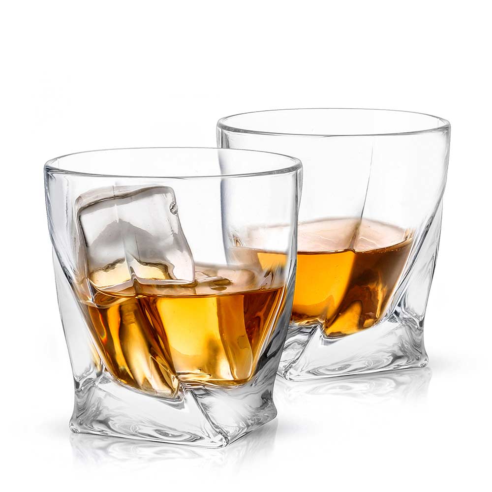 JoyJolt® Cosmos Crystal Whiskey Glasses, 4ct.