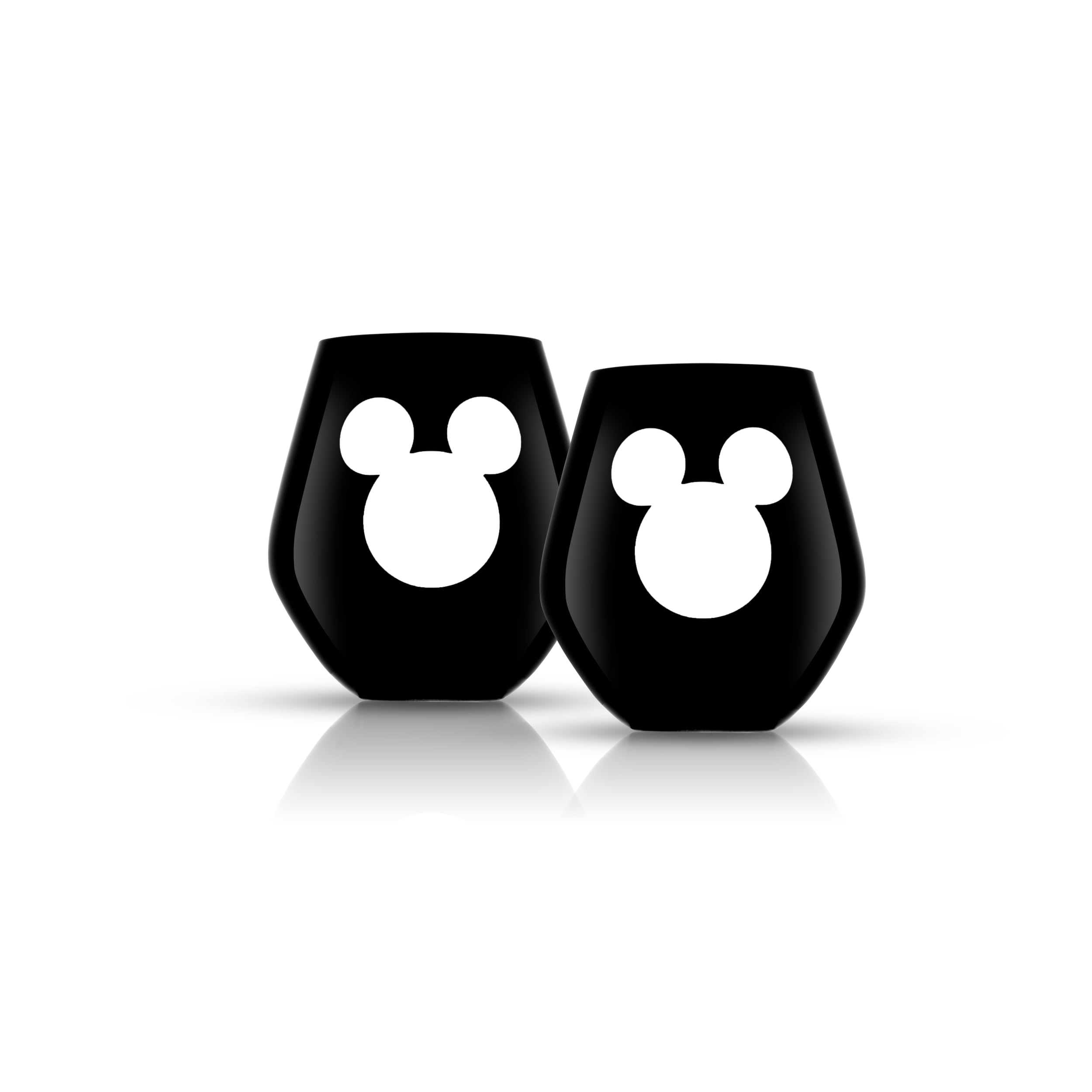 JoyJolt® Disney® Squad 15oz. Mickey Mouse & Pals Looking Backwards Stemless  Wine Glasses, 4ct.