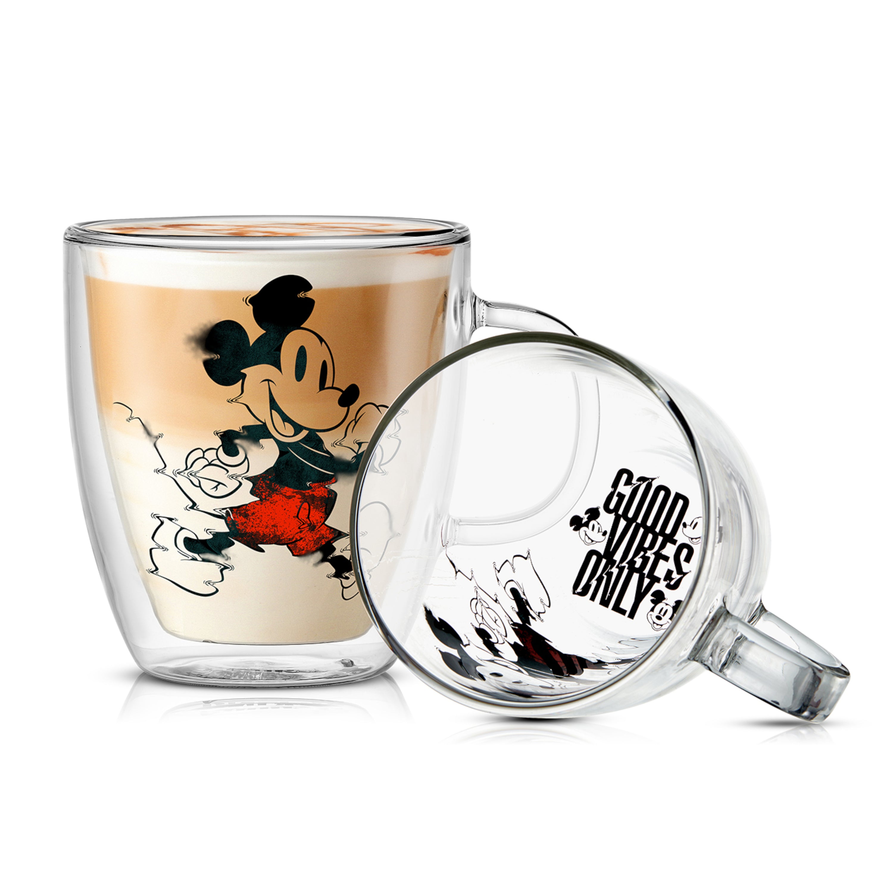 JoyJolt Disney Mickey Mouse Constructive Stemless Wine Glasses. Set of 4  Stemless Wine Glass Drinkin…See more JoyJolt Disney Mickey Mouse  Constructive