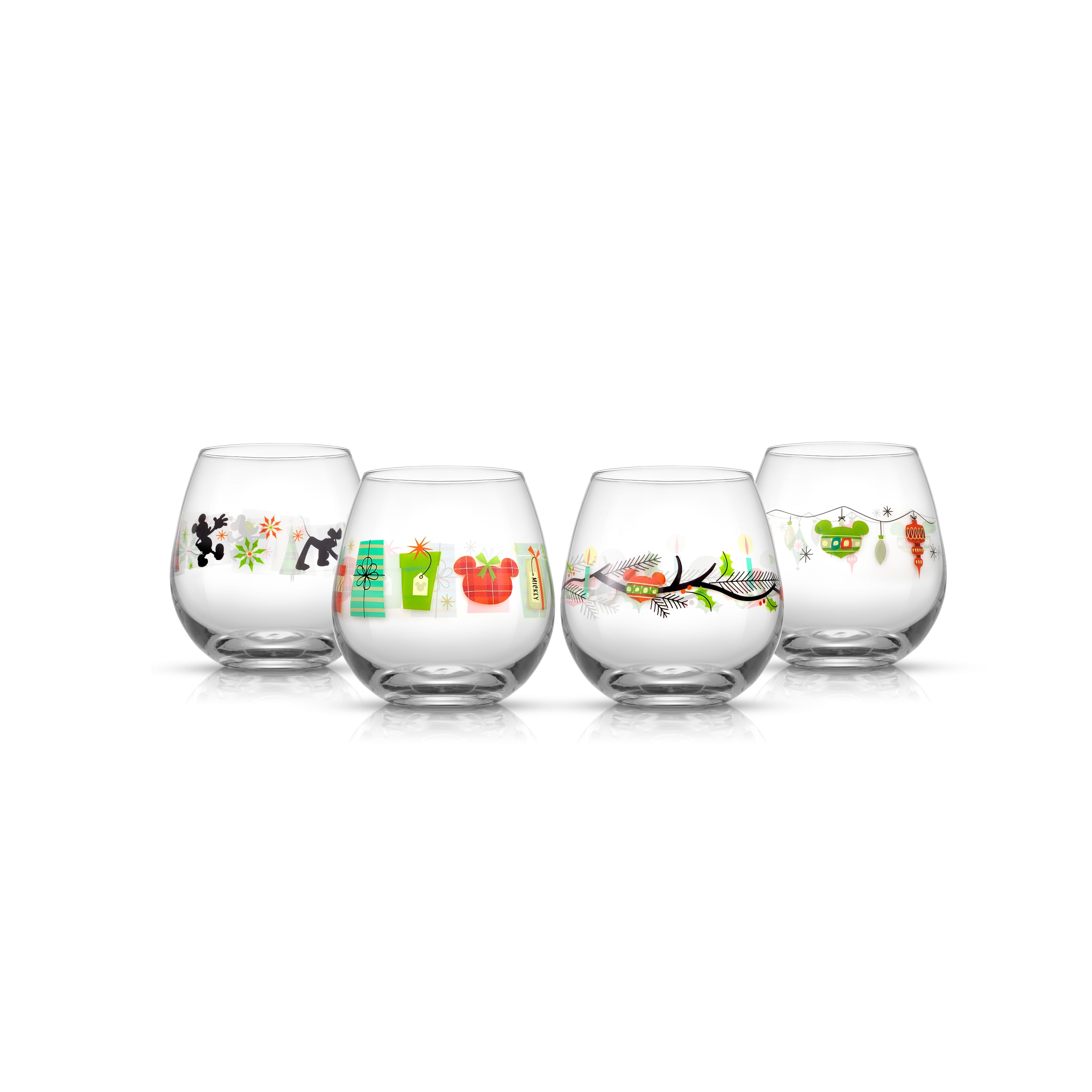 JoyJolt® Star Wars™ 15oz. Ugly Sweater Collection Stemless Drinking Glass,  4ct.