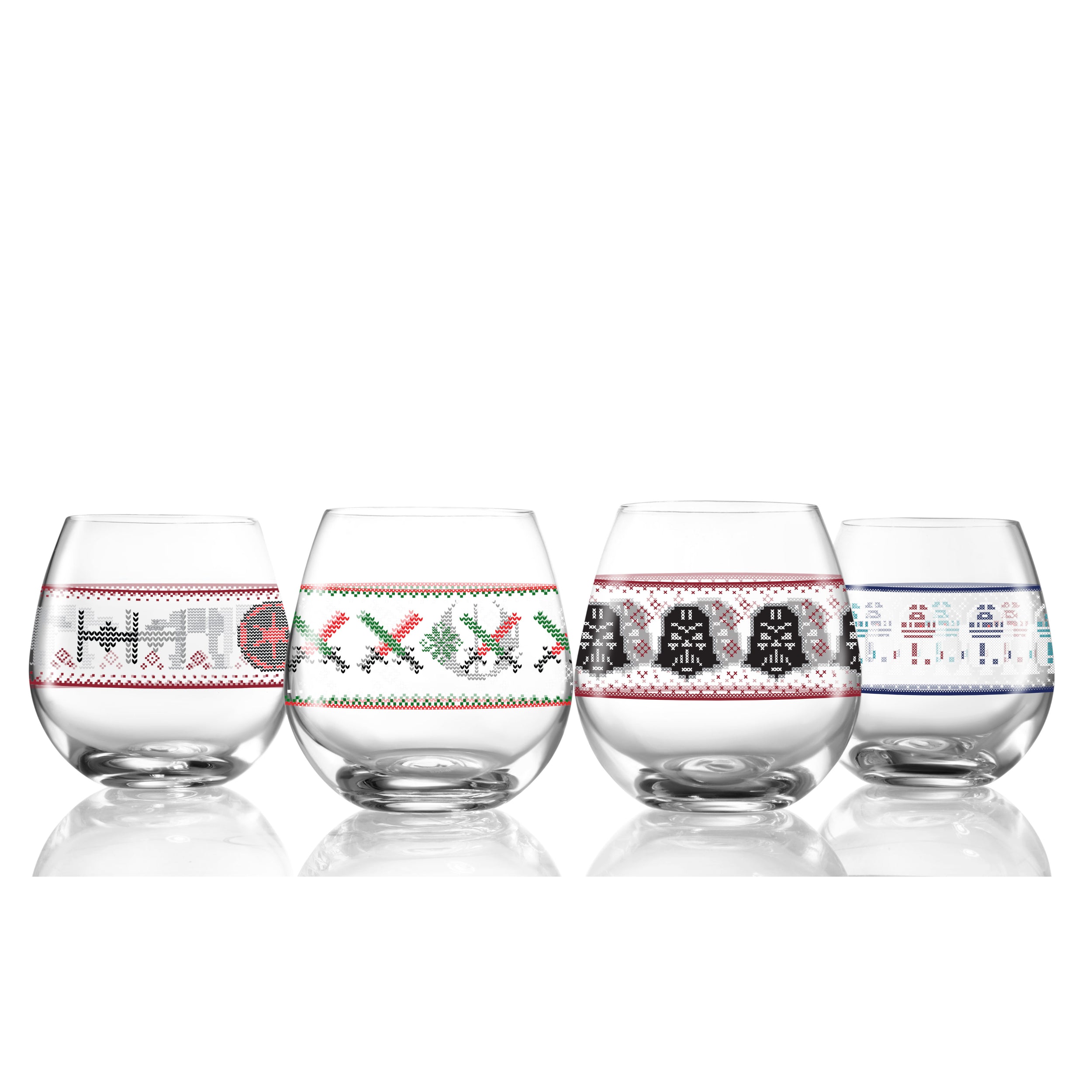 JoyJolt Disney Mickey Mouse Joy O Joy Stemless Wine Glasses. Set of 4 Wine  Glass Drinking Glasses. J…See more JoyJolt Disney Mickey Mouse Joy O Joy