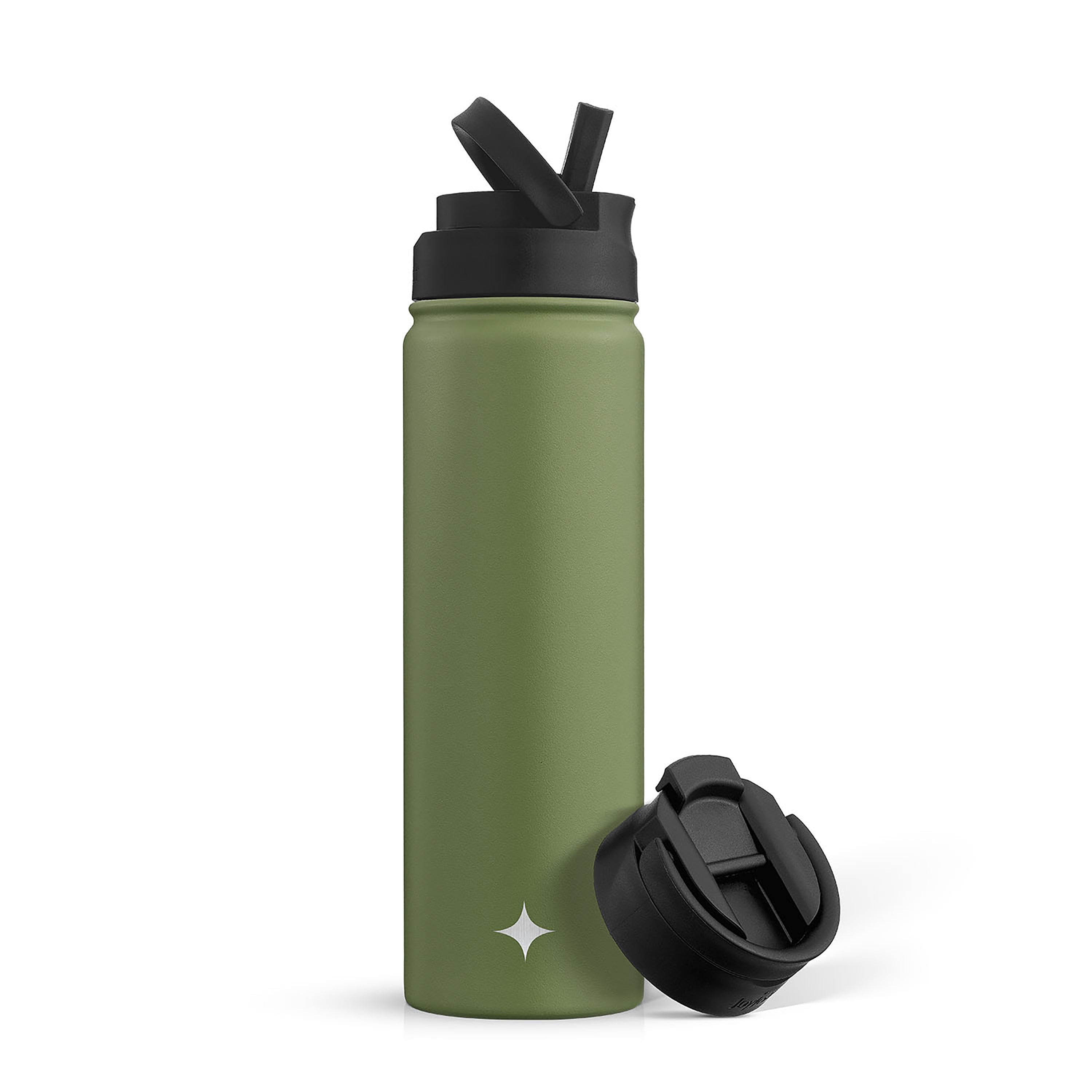 JoyJolt Vacuum Insulated Water Bottle with Flip Lid & Sport Straw Lid-image-14