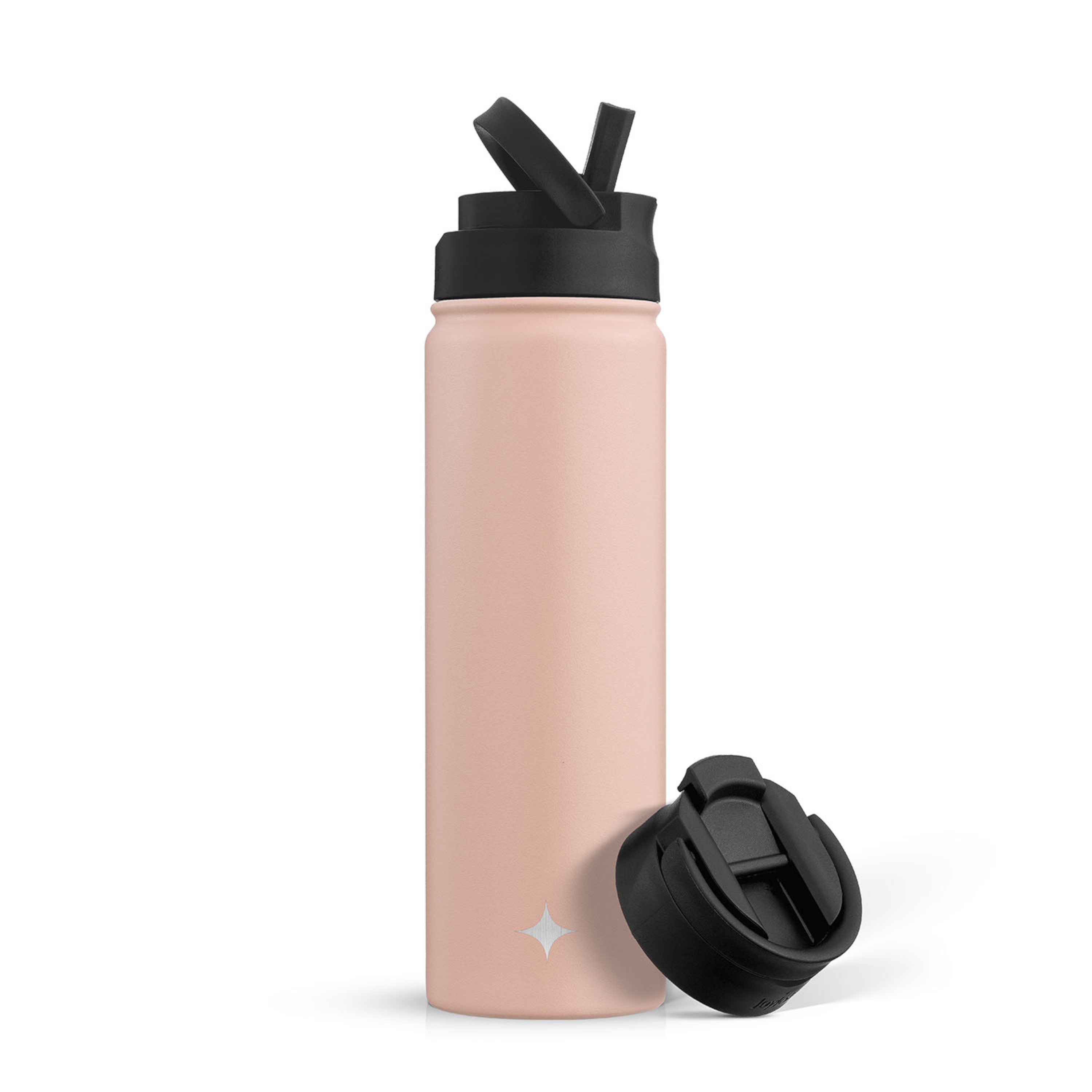 JoyJolt Vacuum Insulated Water Bottle with Flip Lid & Sport Straw Lid-image-21