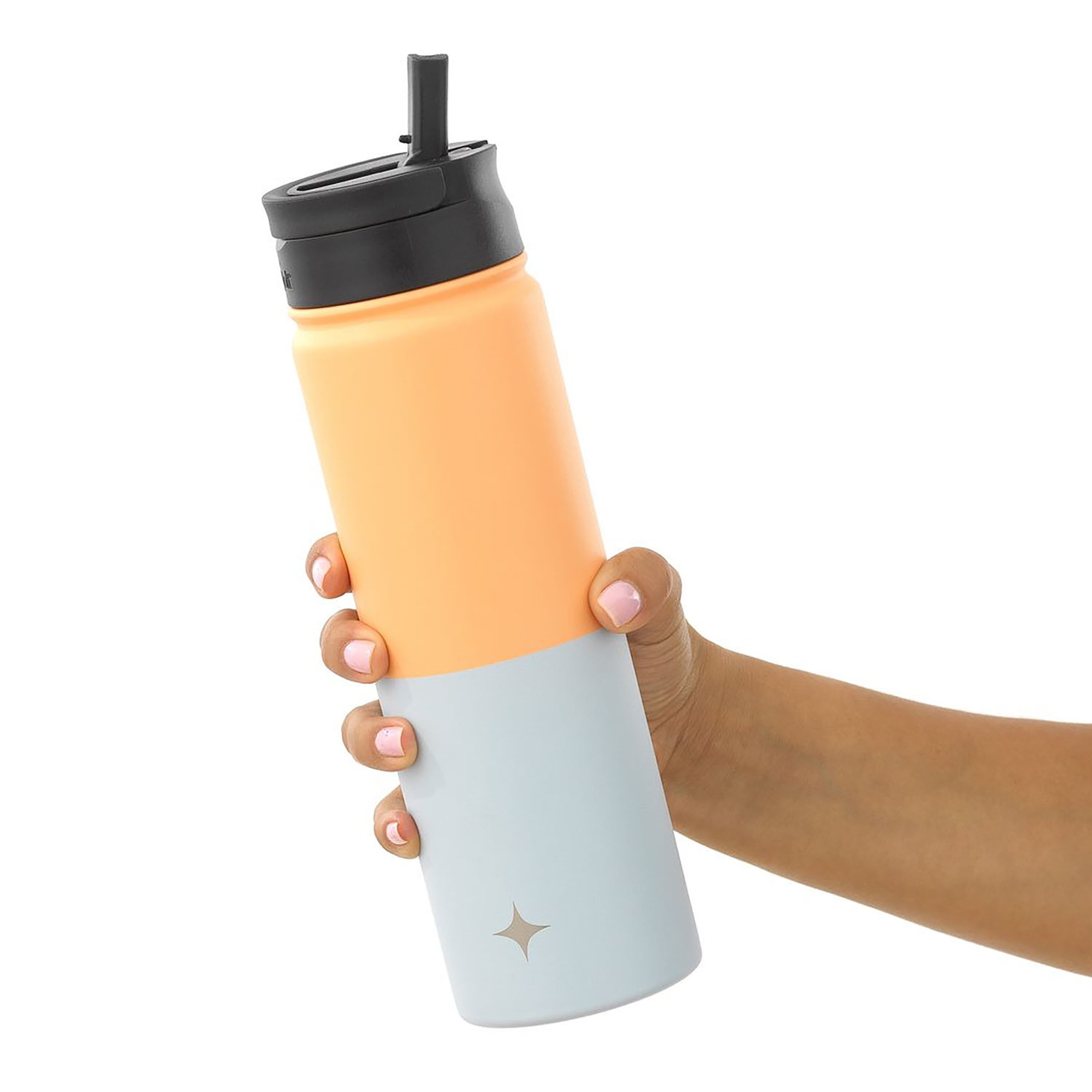 JoyJolt Vacuum Insulated Water Bottle with Flip Lid & Sport Straw Lid-image-61