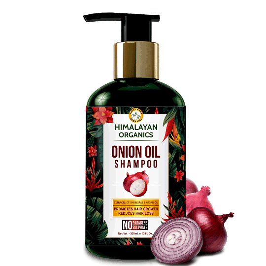 Himalayan Organics Onion Oil Shampoo for Hair Fall Control  The Himalayan  Organics