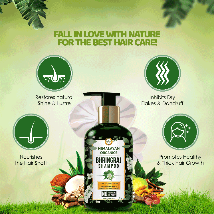 Protein Rich Bhringraj Shampoo with Pea Protein Amla and Aloe Extract   naturenuskhanew
