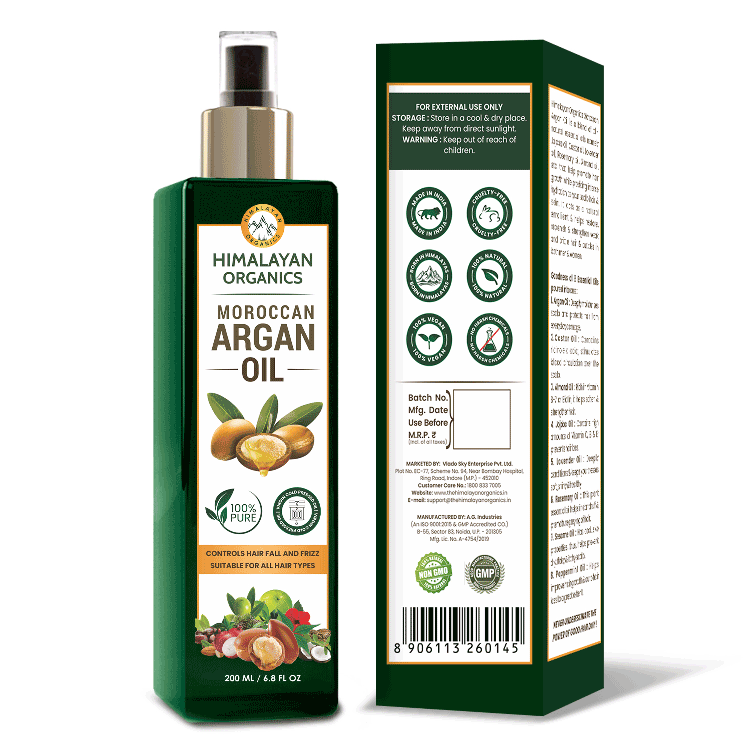Buy Biotique Advanced Organics Argan Oil From Morocco NonSticky Hair Oil  200 ml Online  Purplle