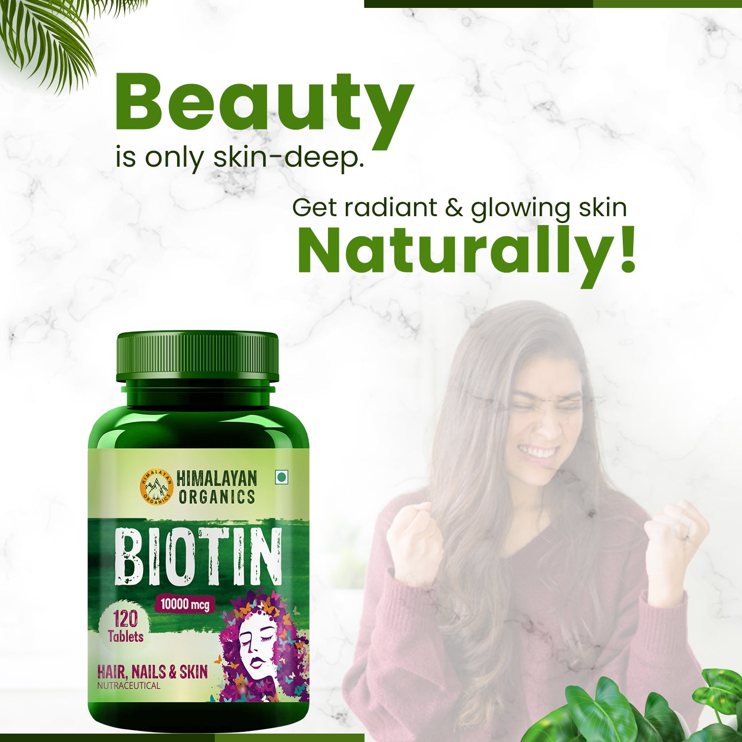 Make your hair Thick and Shiny  Hair nourishing formula  Added biotin for  hair Horsetail Selenium and B vitamins  Palak Notes