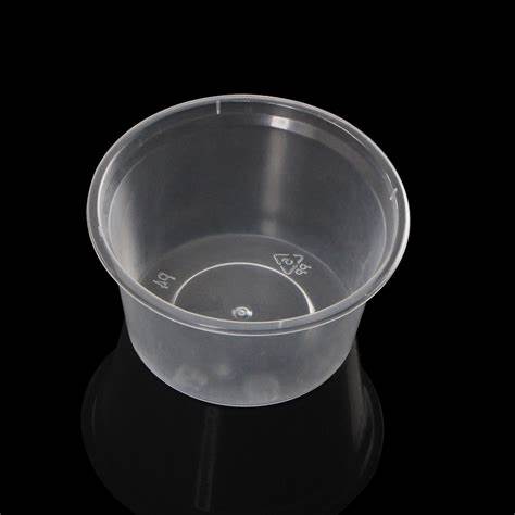 1oz Sauce Container with Hinged Lid (1000pcs/ctn）